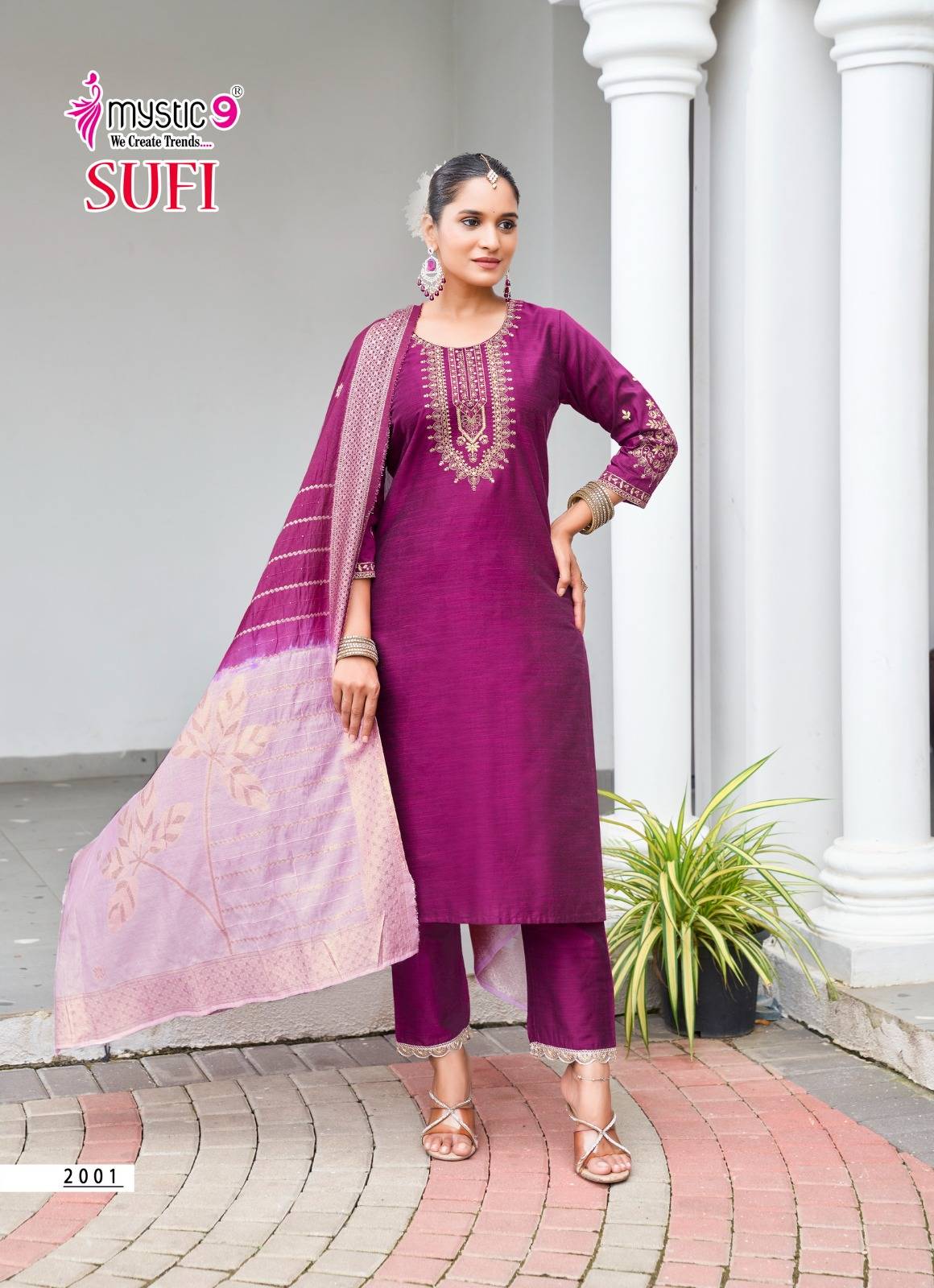 Mystic9 sufi vol 2 straight kurti wholesale for women